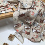 Пелюшка Веселі зайці муслін двошаровий Penetka 75x60 см