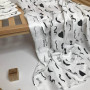 Пелюшка муслінова двошарова Чорні вуса Penetka 100x80 см