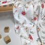 Пелюшка муслінова двошарова Квітки бавовни Penetka 100x80 см