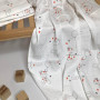 Пелюшка муслінова двошарова Помаранчовий жираф Penetka 100x80 см